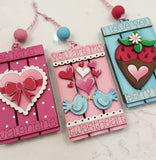 Pallet Ornaments/ Gift Card / Note Holder