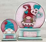 It Moose Be Love - Snowglobe / Easel/ Gumball Bases