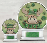 It Moose Be Love - Snowglobe / Easel/ Gumball Bases