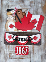 Canada Day Insert for Truck/ Palette and Bread Board