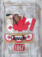 Canada Day Insert for Truck/ Palette and Bread Board