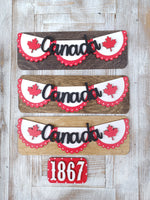 Canada Day Insert for Truck/ Palette and Bread Board